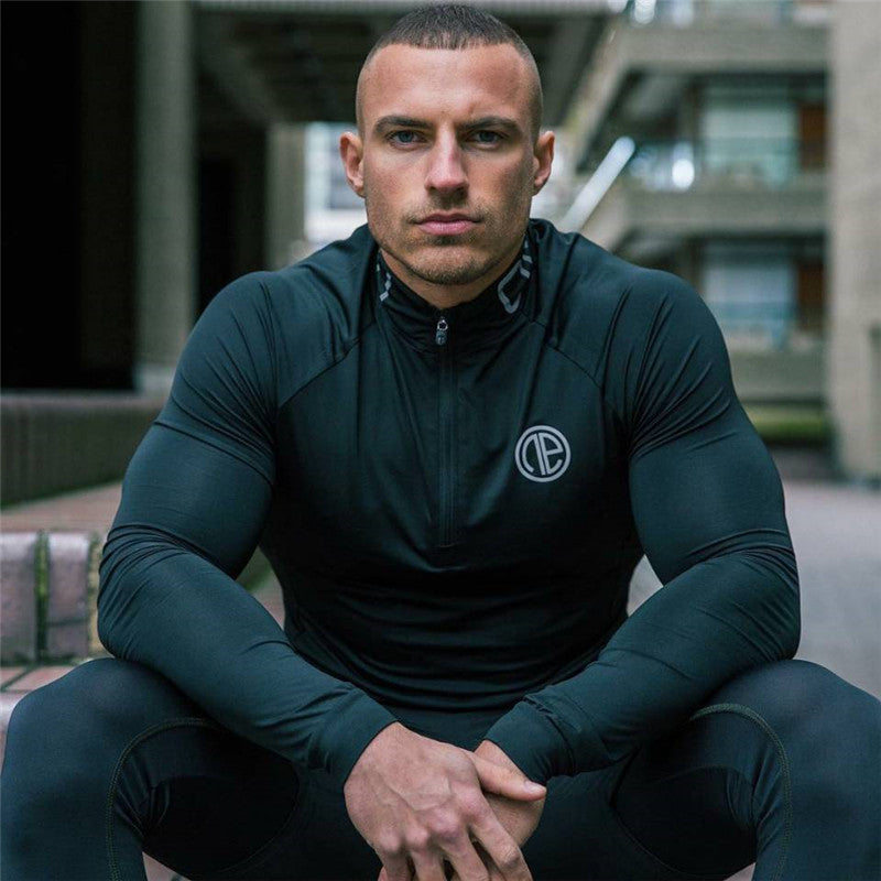 Autumn Stretch Fitness Suit For Men