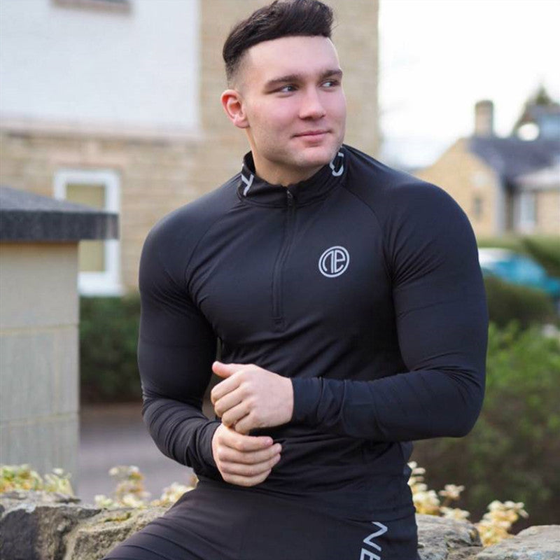 Autumn Stretch Fitness Suit For Men